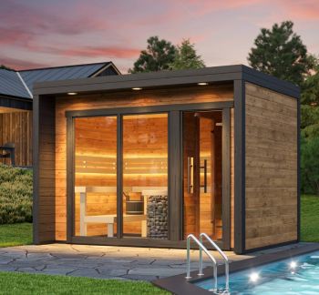 Gartensauna Relax Room 329 mit Vorraum